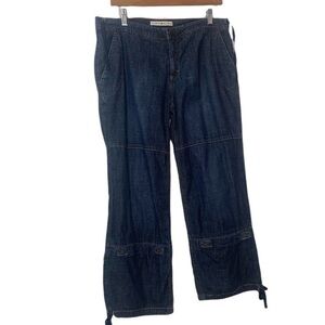 90’s Vintage Tommy Hilfiger Wide Leg Cropped Jeans